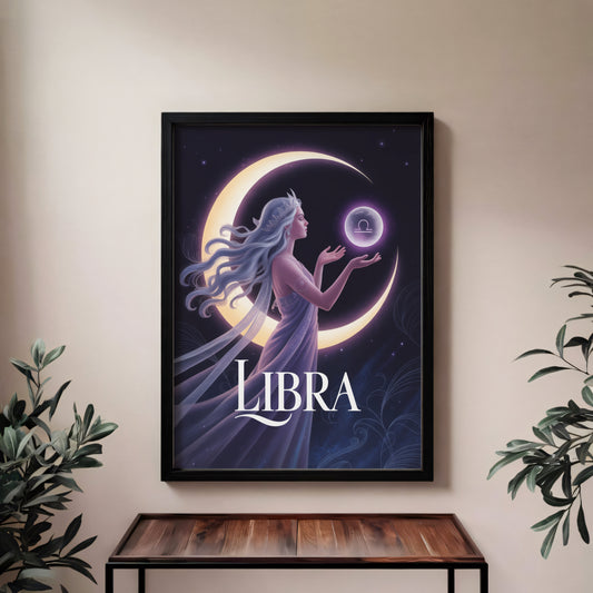 Libra Lunar Wall Art
