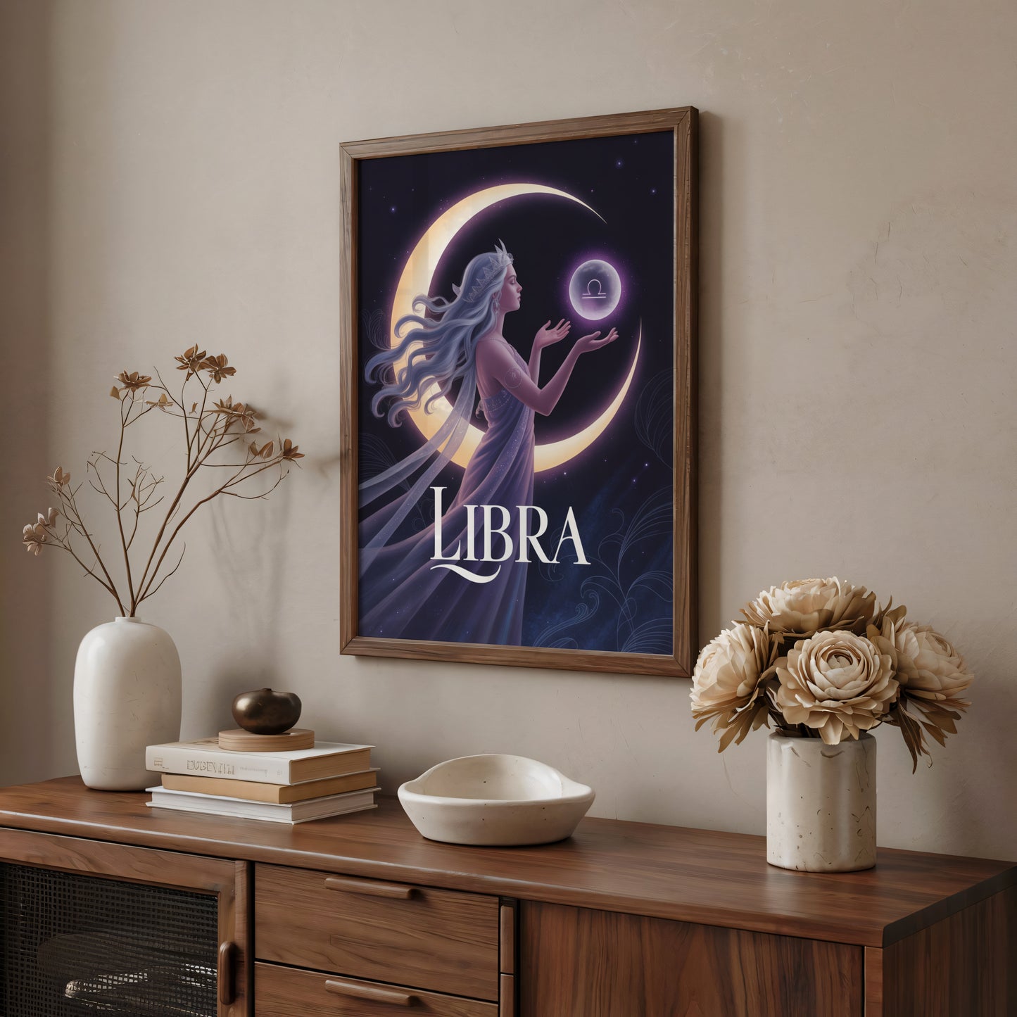 Libra Lunar Wall Art