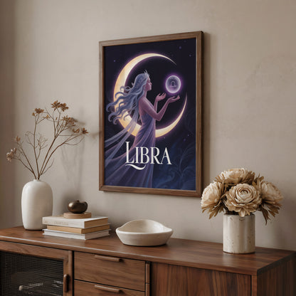 Libra Lunar Wall Art