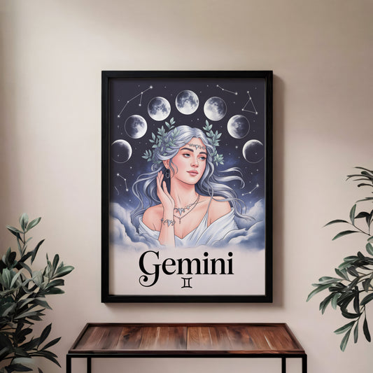 Gemini Clear Mystical Wall Art