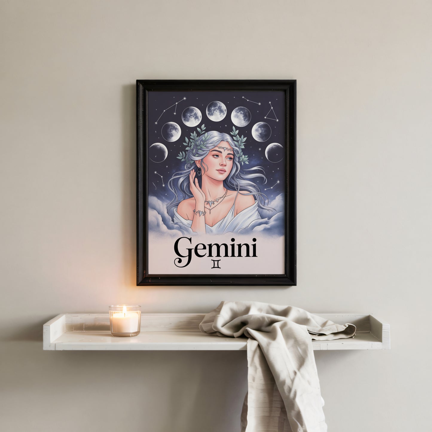 Gemini Clear Mystical Wall Art