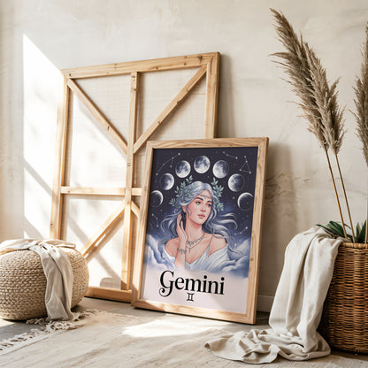 Gemini Clear Mystical Wall Art