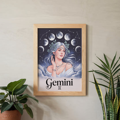 Gemini Clear Mystical Wall Art