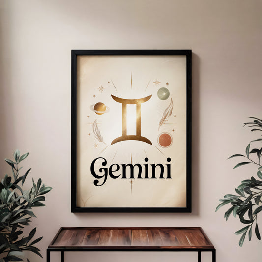 Gemini High Contrast Wall Art