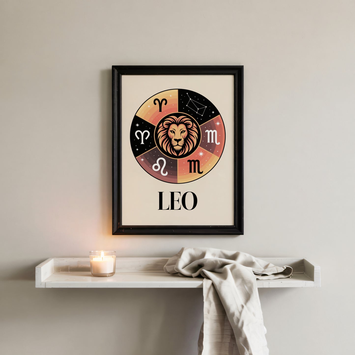 Leo Colour Wall Art