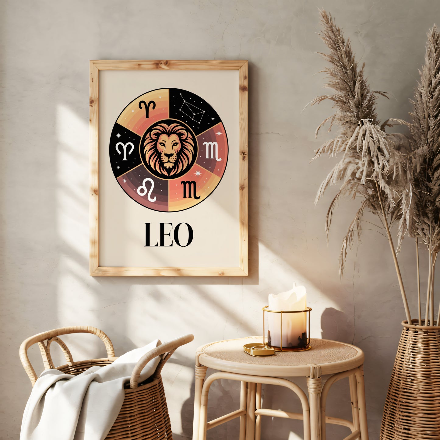 Leo Colour Wall Art