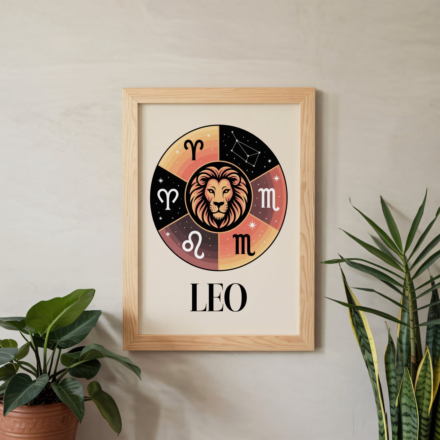 Leo Colour Wall Art