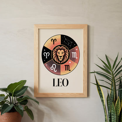Leo Colour Wall Art