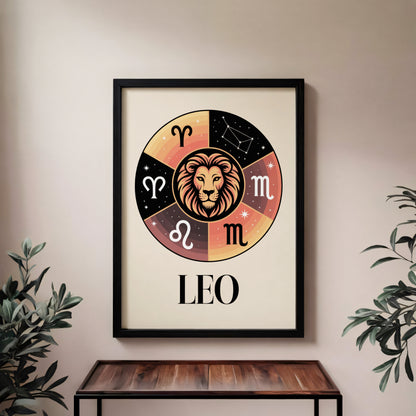 Leo Colour Wall Art