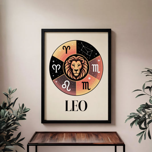 Leo Colour Wall Art