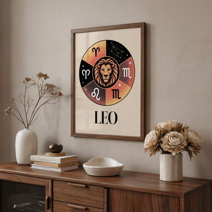 Leo Colour Wall Art