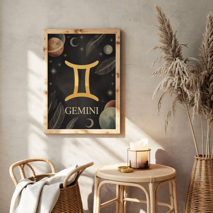 Gemini Bold Wall Art