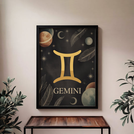 Gemini Bold Wall Art