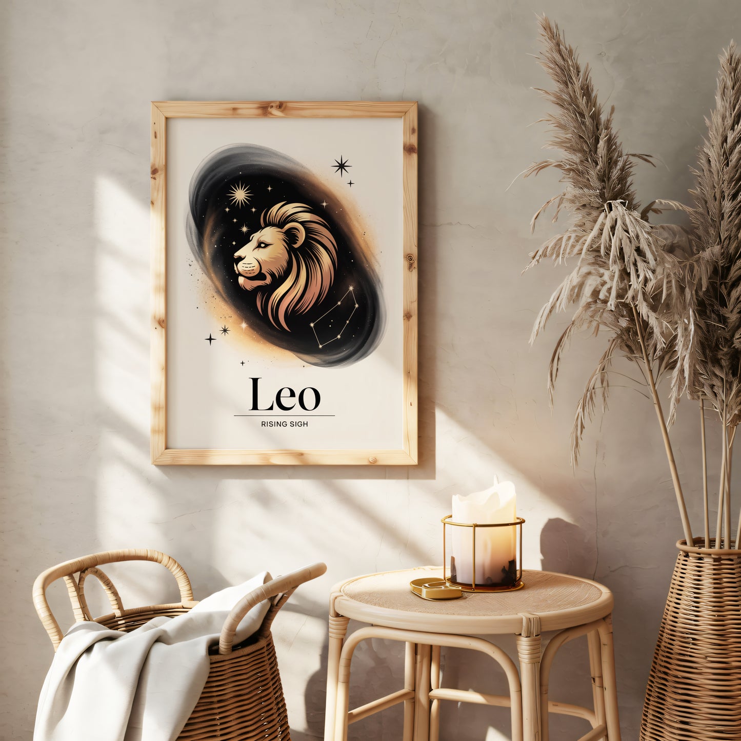Leo Birth Wall Art