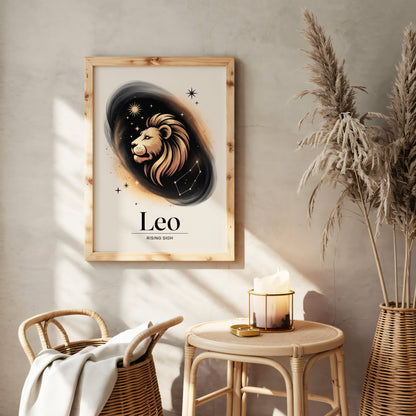 Leo Birth Wall Art