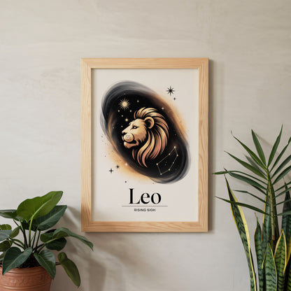 Leo Birth Wall Art