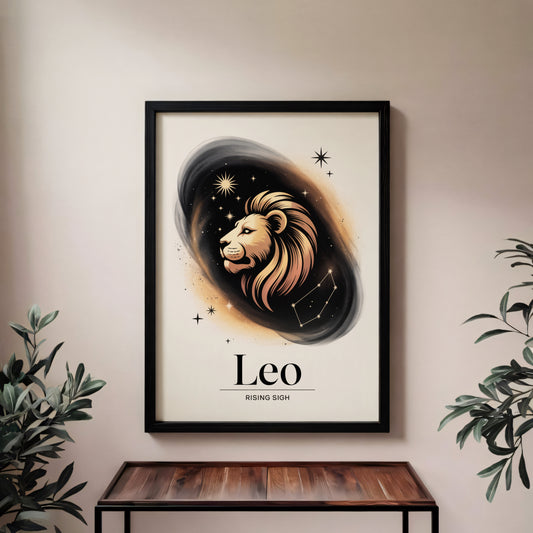 Leo Birth Wall Art