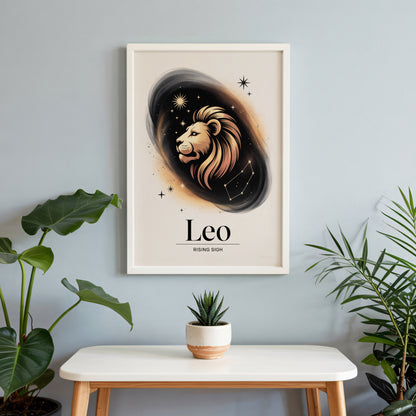 Leo Birth Wall Art