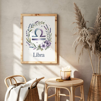 Libra Earth Wall Art