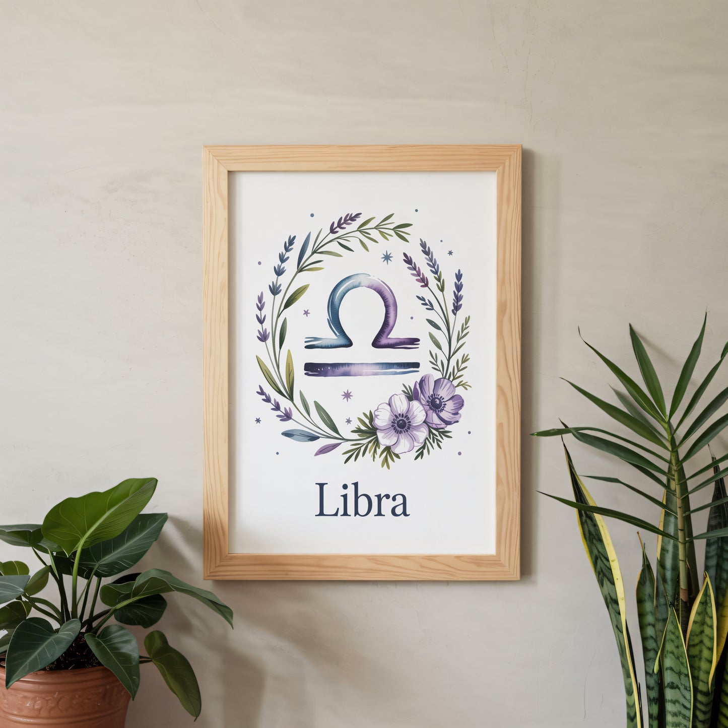 Libra Earth Wall Art