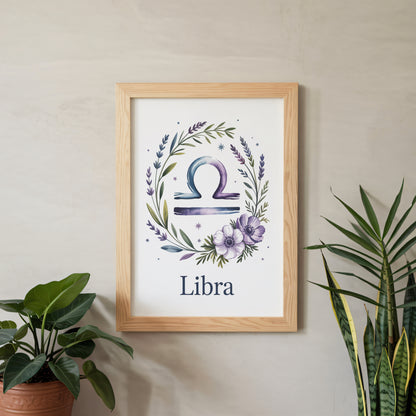 Libra Earth Wall Art