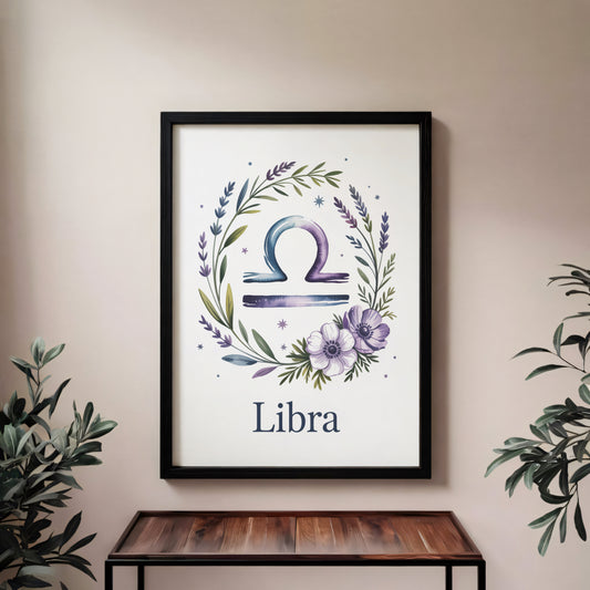 Libra Earth Wall Art