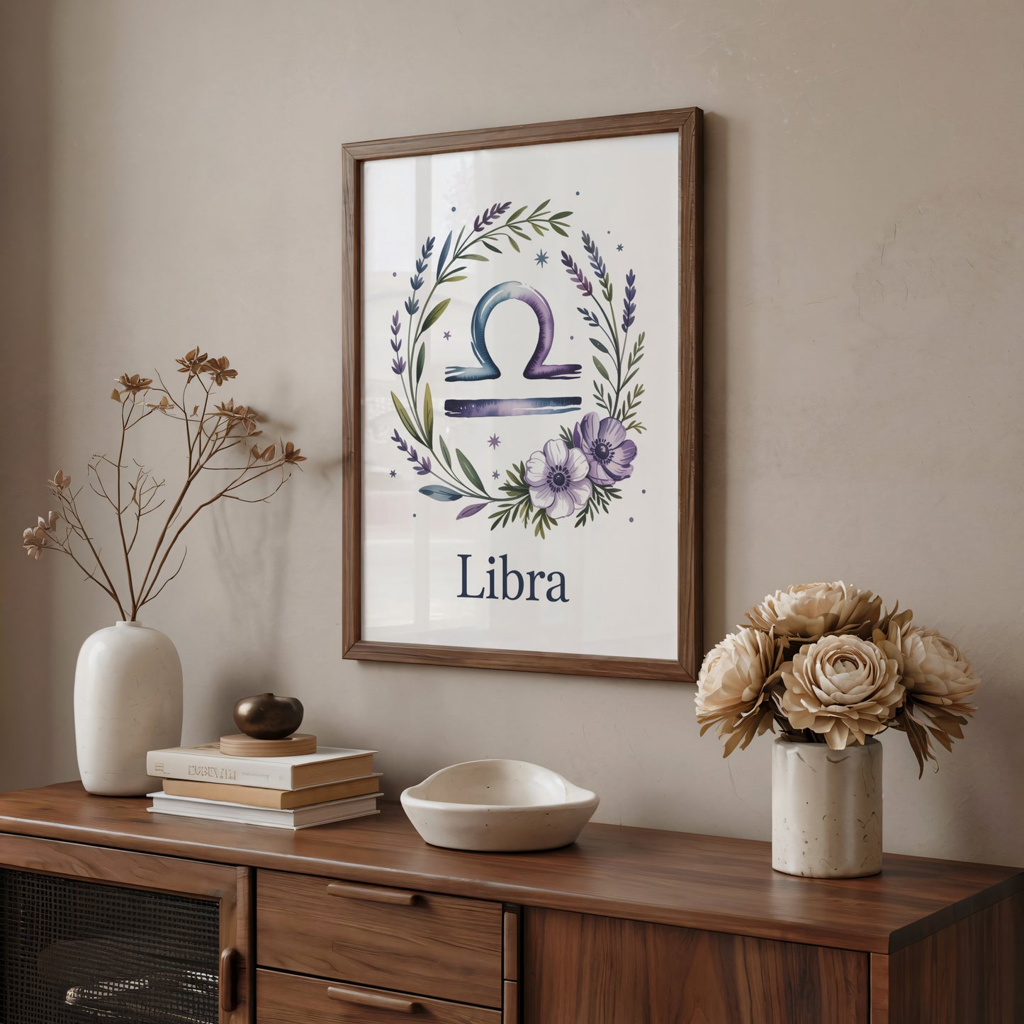 Libra Earth Wall Art