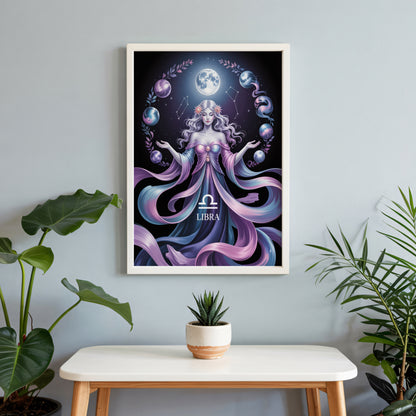 Libra Vivid Wall Art
