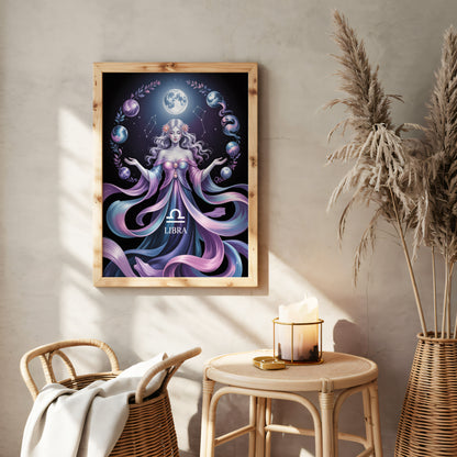 Libra Vivid Wall Art