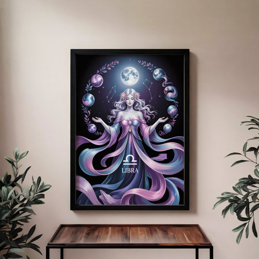 Libra Vivid Wall Art