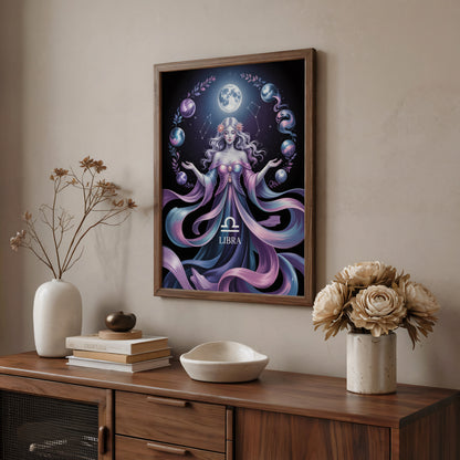 Libra Vivid Wall Art