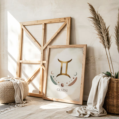 Gemini Subtle Wall Art