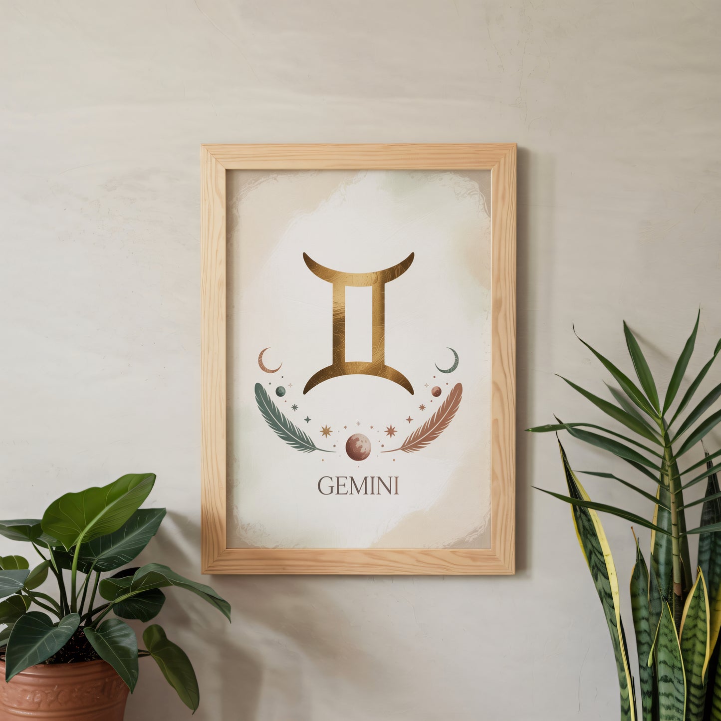 Gemini Subtle Wall Art