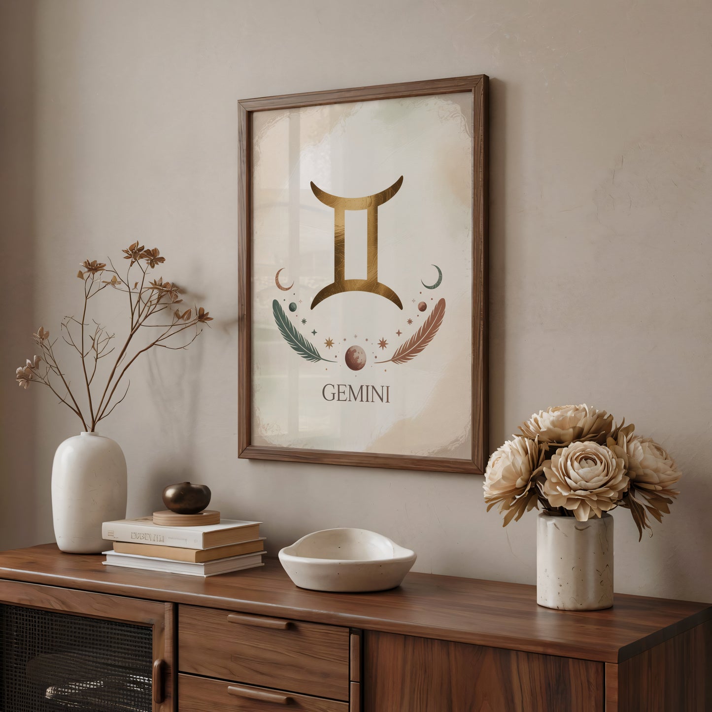 Gemini Subtle Wall Art
