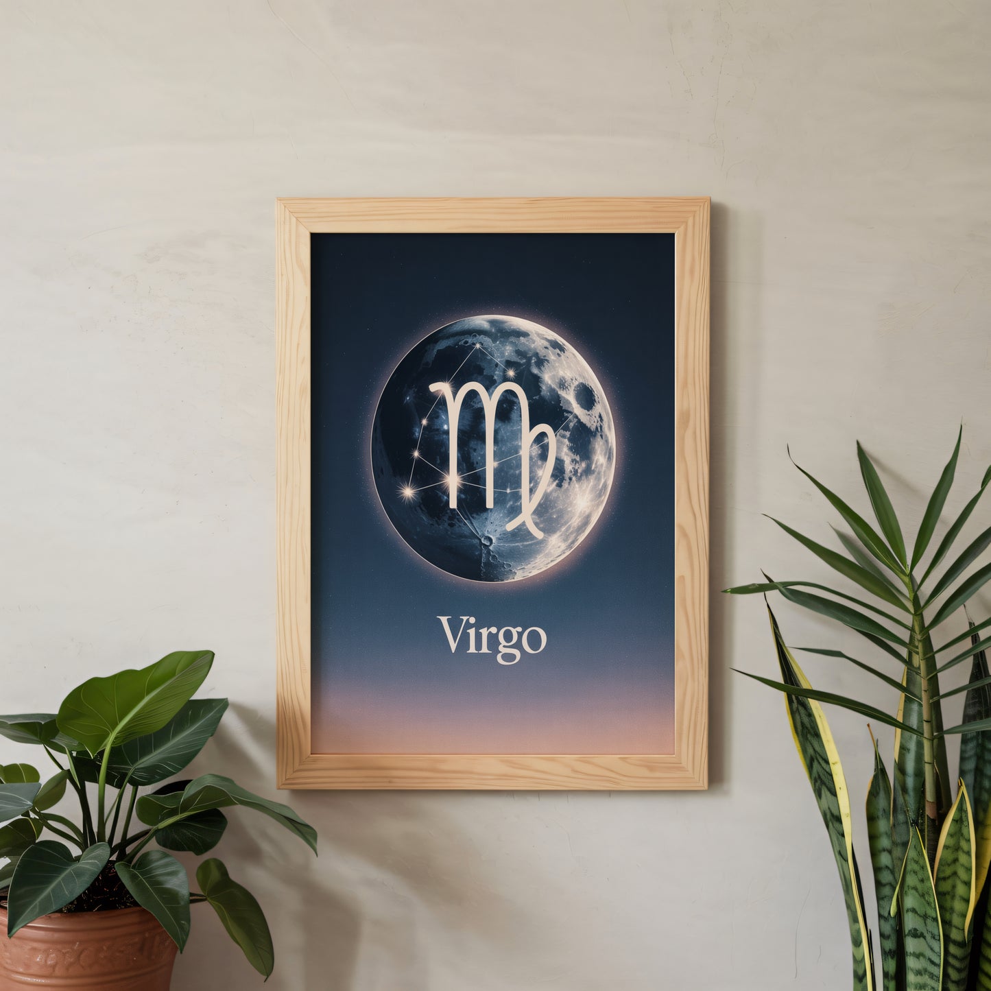 Virgo Celestial Wall Art