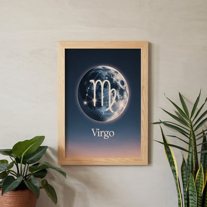 Virgo Celestial Wall Art