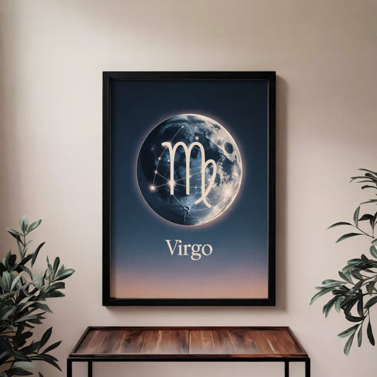 Virgo Celestial Wall Art