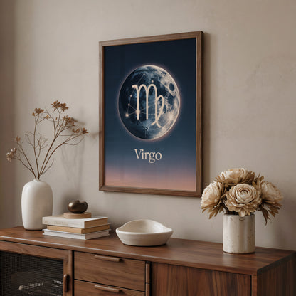 Virgo Celestial Wall Art