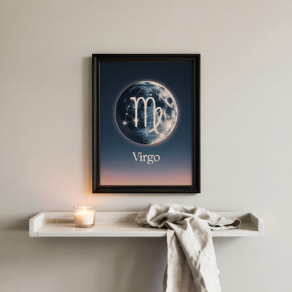 Virgo Celestial Wall Art