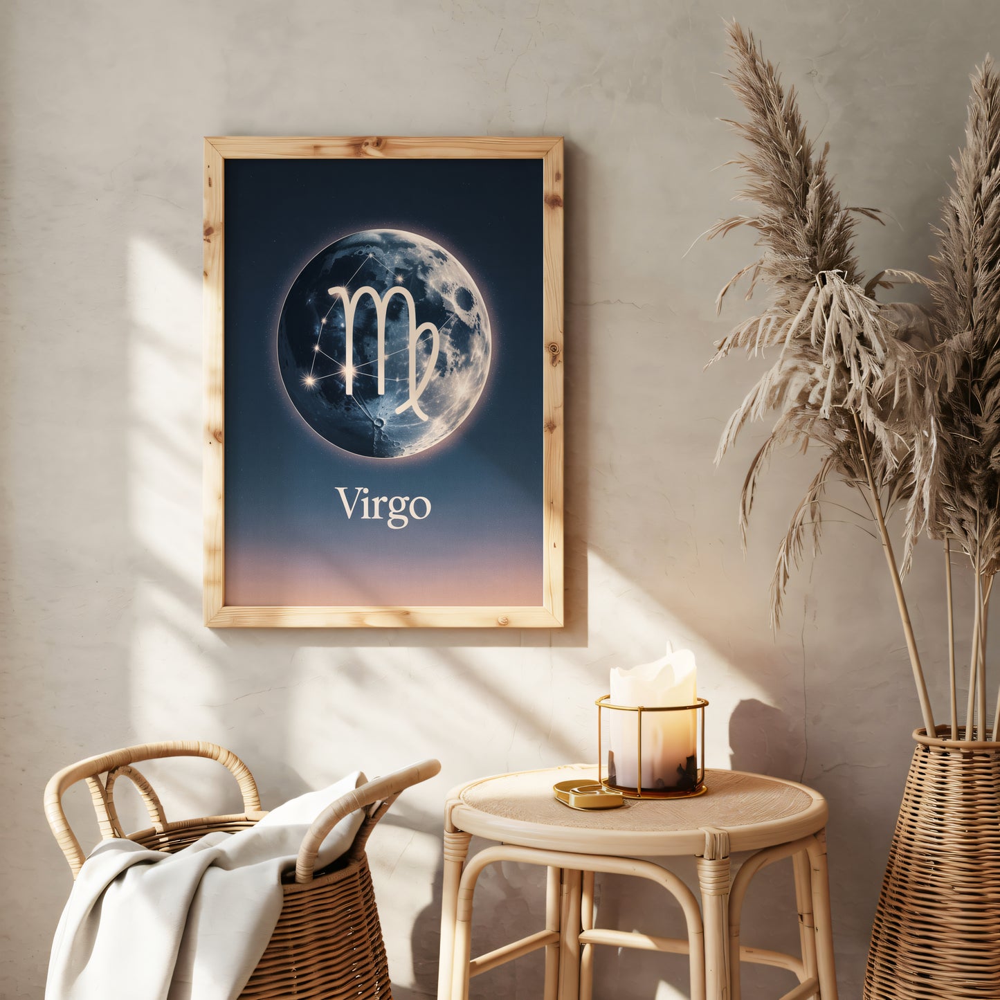 Virgo Celestial Wall Art