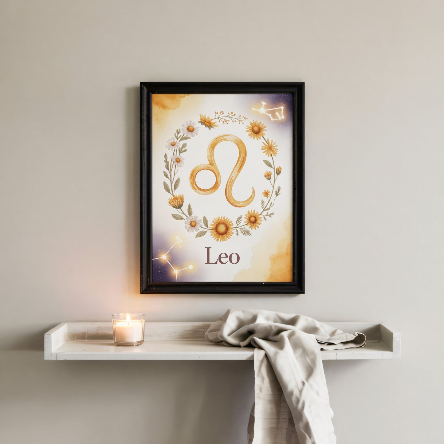 Leo Delicate Wall Art