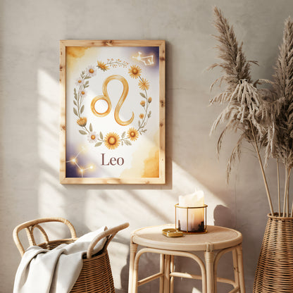 Leo Delicate Wall Art