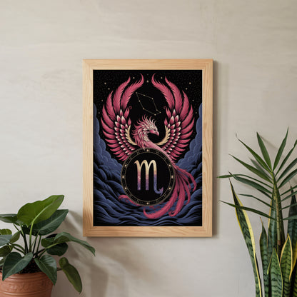 Scorpio Vibrant Wall Art