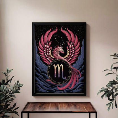 Scorpio Vibrant Wall Art