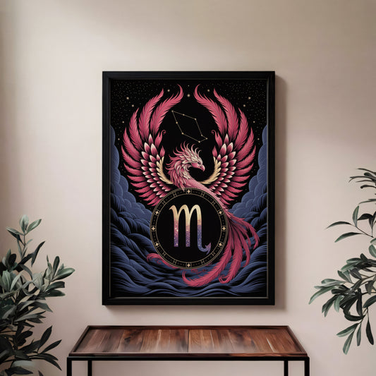 Scorpio Vibrant Wall Art