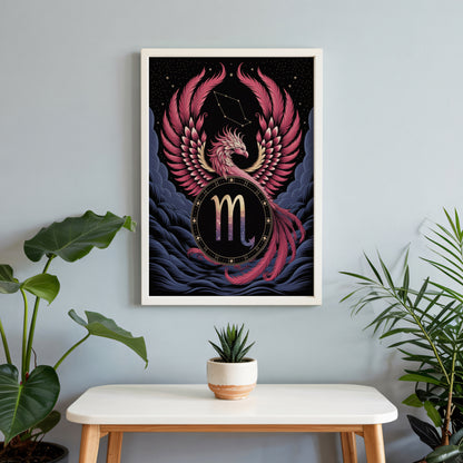 Scorpio Vibrant Wall Art