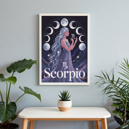 Scorpio Lunar Wall Art