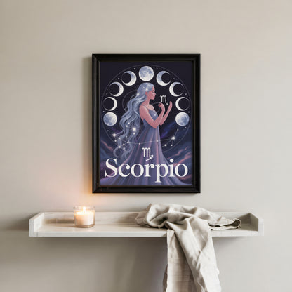 Scorpio Lunar Wall Art