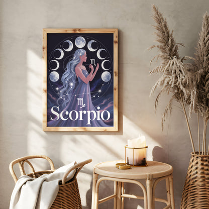 Scorpio Lunar Wall Art