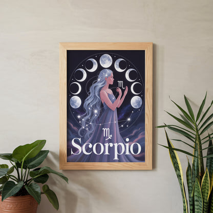 Scorpio Lunar Wall Art